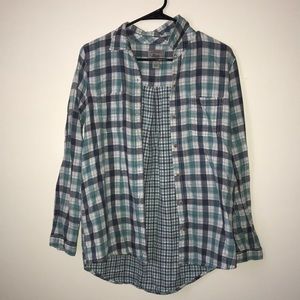 NWOT G.H. Bass & Company Womens Button Down Flannel Long Sleeve Shirt Size Small